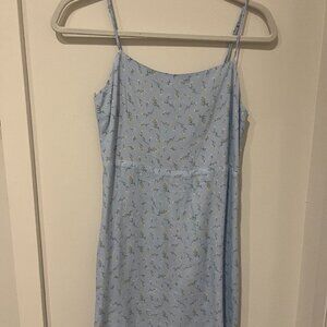 Blue and yellow floral Sophie Rue mini dress